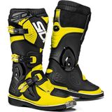 Sidi - Flame - Laars - Zwart - Geel Fluo - Motorlaars