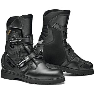 Sidi Mid Adventure 2 Gore-Tex Black Motorcycle Boots Laars