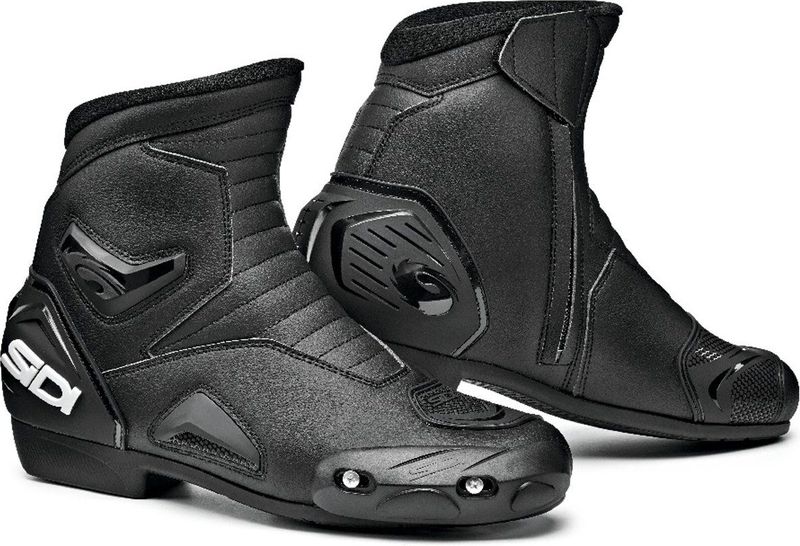 Sidi Mid Performer Black Motorcycle Boots Laars