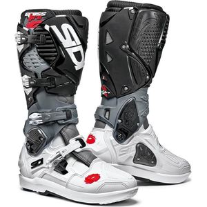 Sidi Crossfire 3 SRS White Grey Black Motorcycle Boots 45