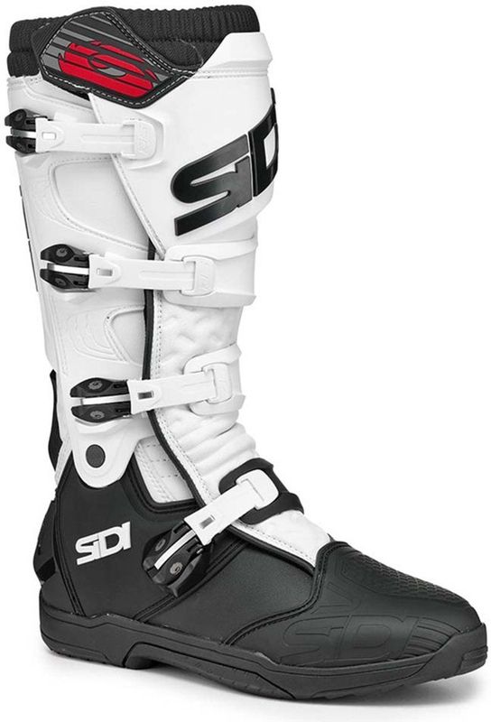 Sidi - X Power SC - Crosslaarzen - Zwart-Wit - Technomicro Microvezel