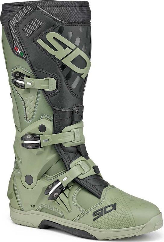 Crosslaarzen Sidi Crossair Legergroen-Zwart