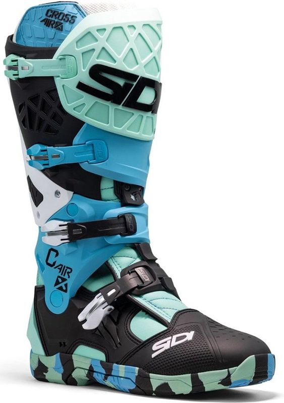 Sidi - Crossair X - Off-Road Laarzen - Rommelig/Cyaan - Microfiber