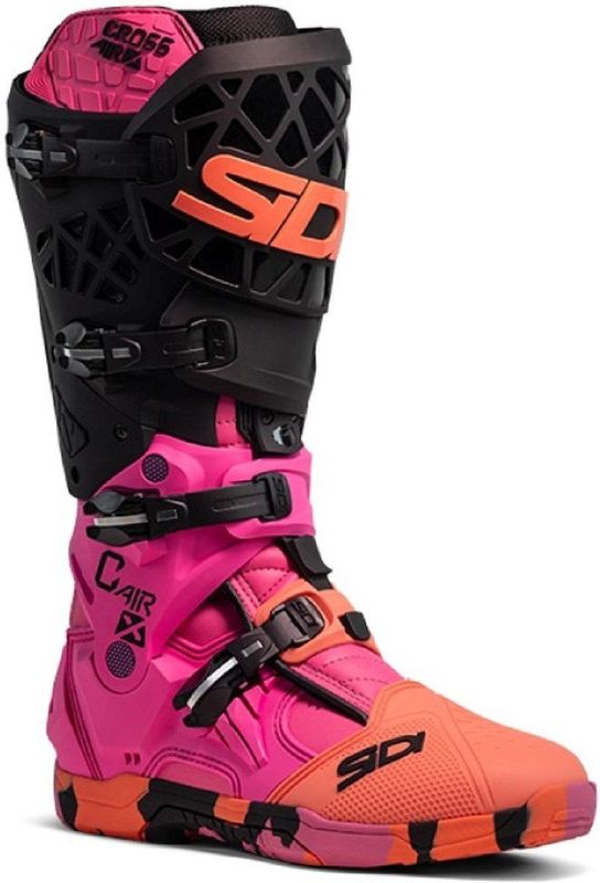 Sidi - Crossair - Crosslaarzen - Zwart - Leer - Gevoerde Binnenvoering