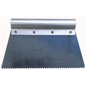 NESPOLI KT14096 Plakspatel met ijzeren handvat, diameter groot, 200 mm, meerkleurig