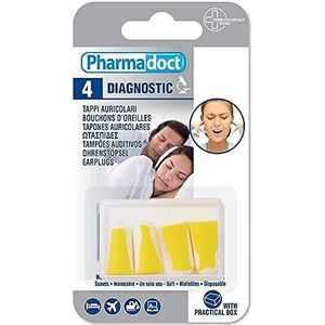 Pharmadoct 160715 oordopjes, 1 stuk verpakt (1 x 4 stuks)