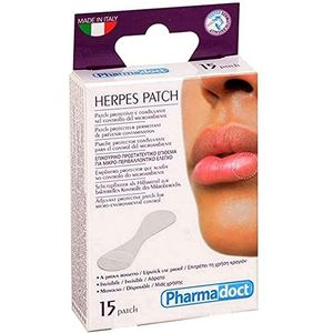 PHARMADOCT - Patch tegen herpes labialis, 1 verpakking met 15 bandages