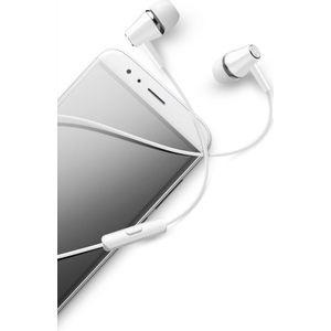 Cellularline In-Ear Headset Wit voor 3,5mm Jack Headset 3,5mm Jack Wit (Bedraad), Koptelefoon, Wit