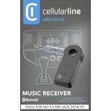 Cellular Line - Receiver Jack 3.5 - Zwart - Geschikt voor Auto's zonder Bluetooth