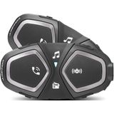 Intercom Interphone Connect Dubbelpak - Zwart - Bluetooth® - Bereik 300m