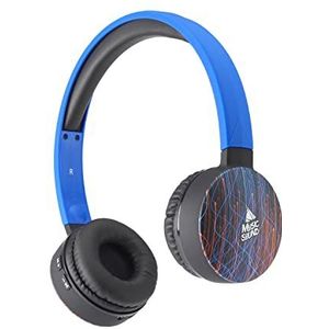 Music Sound 8018080354151 Headset Draadloos Hoofdband Oproepen/muziek Bluetooth Blauw