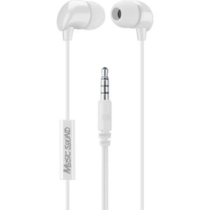 Koptelefoon - In-Ear - Zwart - Bedraad - 3,5 mm Jack - Microfoon