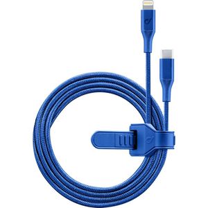 Cellularline - Usb kabel, usb-c naar lightning 1M, blauw