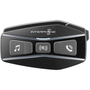 Interphone - U-Com 16 - Bluetooth Intercom - Zwart - Mesh-technologie