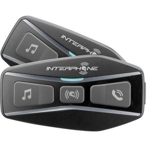 Interphone INTERPHOUCOM4TP motorfietsintercom 1000 m Zwart