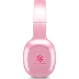 Music Sound | HEADBAND Bluetooth Basic | On-Ear Bluetooth-hoofdtelefoon met uittrekbare hoofdband - PlayTime 14h - kleur roze, één maat