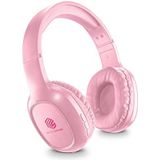 Music Sound | HEADBAND Bluetooth Basic | On-Ear Bluetooth-hoofdtelefoon met uittrekbare hoofdband - PlayTime 14h - kleur roze, één maat
