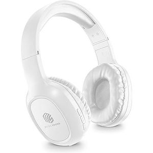 Music Sound | Headband Bluetooth Basic | On Ear Bluetooth hoofdtelefoon met uittrekbare beugel - PlayTime 8h - kleur wit