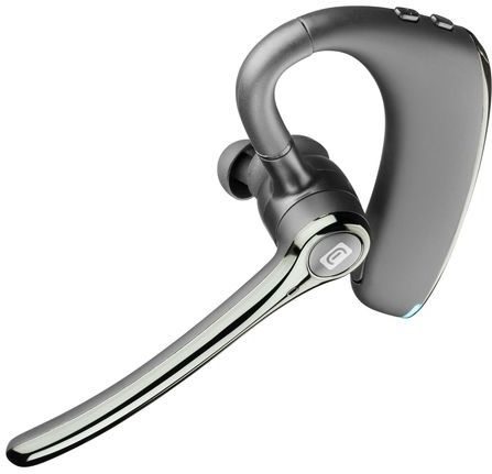 Cellularline - Fluent - Ergonomische Mono Bluetooth Hoofdtelefoon - Zwart - 25 Uur Looptijd