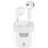 Cellularline - Seek - Bluetooth 5.0 Hoofdtelefoon - Wit - Oplaadhoes