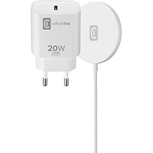 Cellularline MagSafe Lader 20W - Wit - Geschikt voor iPhone 12 en hoger