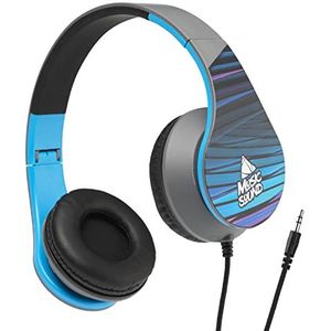 Music Sound | hoofdband fantasy-kabel | on-ear hoofdtelefoon met uittrekbare beugel met kabel – jack 3,5 mm – patroon ""Linea