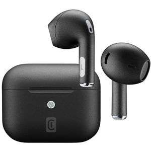 Cellularline - CRYSTAL - TWS Bluetooth 5.0 Draadloze Hoofdtelefoon - Zwart