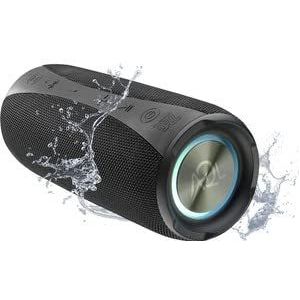 AQL Dazz draagbare Bluetooth-luidsprekerbox - luidspreker met 30 watt vermogen - levensduur batterij 5 uur - bereik 10 m - AUX-ingang - kleur zwart
