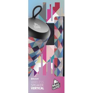 Music - Sound Verticale Luidspreker - Bluetooth 5.0 - 5 Watt Vermogen - PlayTime 4 Uur