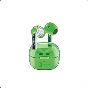 cellularline | FINE Durchsichtig | TWS Wireless In-Ear Capsule Bluetooth-Ohrhörer mit Ladebox – 3,5 Stunden Spielzeit – 4-maliges Aufladen – Touch-Steuerung und automatische Kopplung