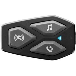 INTERPHONE UCOM3HD - Single – Bluetooth 5.1 motorintercom Bluetooth van de hoofdtelefoon, HD 40 mm, gebruik van motorfiets motorfiets afstand van 500 m, 10 uur batterijduur, muziek, GPS, IP67