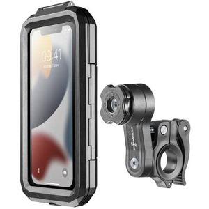 Interphone - Sistema Modulare QUIKLOX - 2 in 1 - Ondersteunt Cellulare per Moto - Custodia Rigida Waterdichte universele smartphone fino a 6,5"" - Attacc