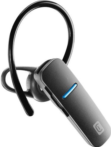 Cellularline - SLEEK - Ergonomische Mono Bluetooth Hoofdtelefoon - Zwart - Talk Time 5,5 uur