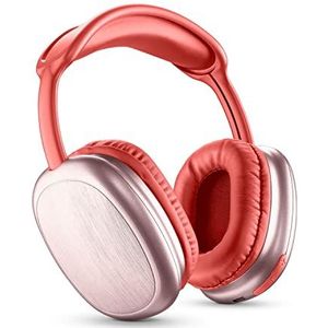 Music Sound | Maxi2-hoofdtelefoon | Wireless Around Ear Bluetooth 5.0 - geïntegreerde microfoon - bediening op hoofdband en verstelbare hoofdband, kleur rood