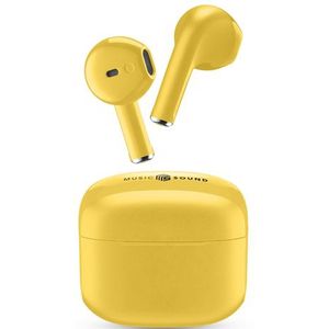 Cellularline - Hark - Koptelefoon - Geel - Draadloos - 20 uur speeltijd