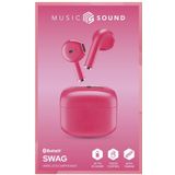 Cellularline - Hark - Koptelefoon - Roze - Draadloze Bluetooth in-ear Oordopjes