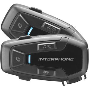 Interphone - U-Com 7R - Intercomsysteem - Zwart - Bluetooth 5.2
