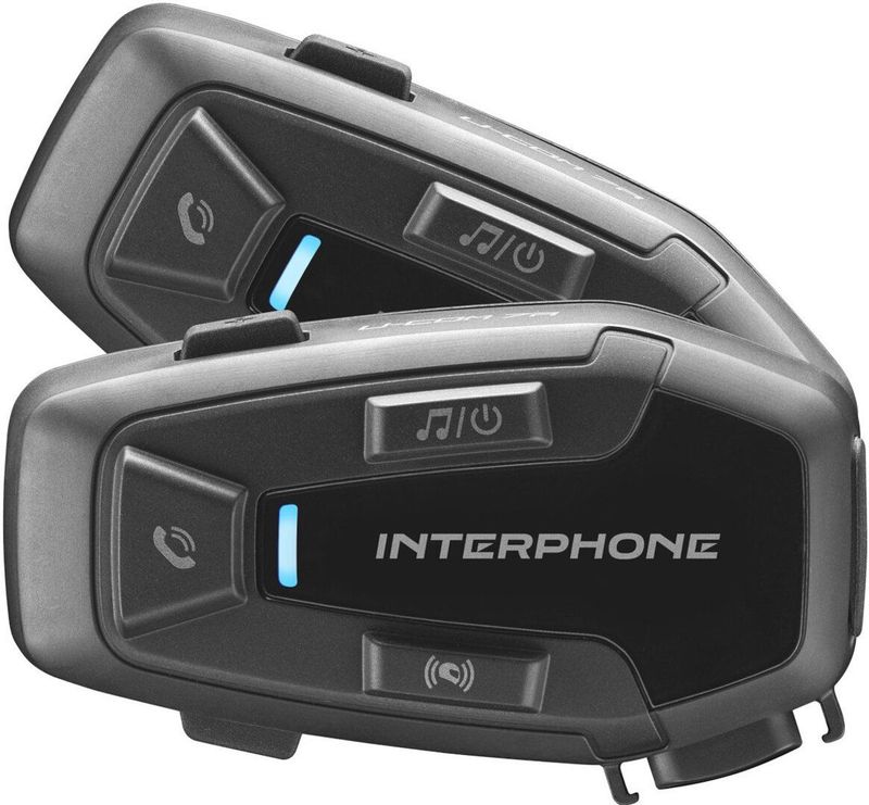 Interphone - U-Com 7R - Intercomsysteem - Zwart - Bluetooth 5.2