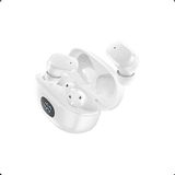 cellularline DOT Draadloze hoofdtelefoon met oplaadhoes met LED-display, Play Time 7 H, Talk Time 4,5 H, Play of Talk Time met 22 H-hoes, 45 minuten oplaadtijd, wit