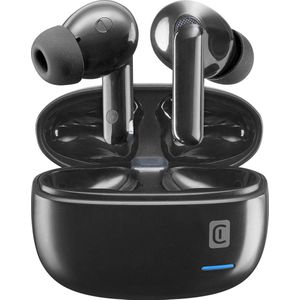 Cellularline - Eclipse - Draadloze In-Ear Hoofdtelefoon - Zwart - Bluetooth - Met ANC