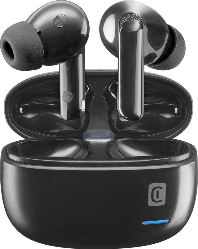 Cellularline - Eclipse - Draadloze In-Ear Hoofdtelefoon - Zwart - Bluetooth - Met ANC