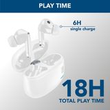 Cellularline 8018080465062 Headset Draadloos In-ear Oproepen/muziek Bluetooth Wit