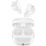 Music Sound - Flow - Draadloze Bluetooth in-ear hoofdtelefoon - Batterijduur 25 uur - Wit