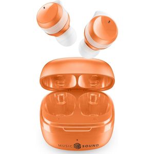 Music Sound Cellularline Muziek & Geluid Bluetooth Oortelefoon FLOW Oranje (25 h, Draadloze), Koptelefoon, Oranje