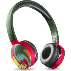 Music Sound Music+Sound FANTASY Bluetooth-hoofdtelefoon groen/gekleurd on-ear softtouch max.20u 1 (Geen ruisonderdrukking, 16 h, Draadloze), Koptelefoon, Veelkleurig