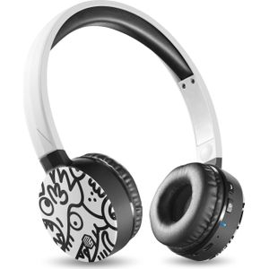 Music Sound Music+Sound FANTASY Bluetooth-hoofdtelefoon wit on-ear Softtouch max.20u looptijd 1 (Geen ruisonderdrukking, 16 h, Draadloze), Koptelefoon, Wit