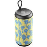 Music - Sound Verticale Luidspreker - Bluetooth - Geel Zwart Blauw - 5W