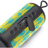 Music - Sound Verticale Luidspreker - Bluetooth - Geel Zwart Blauw - 5W