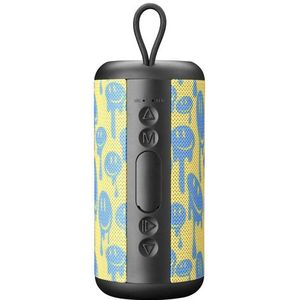 Music - Sound Verticale Luidspreker - Bluetooth - Geel Zwart Blauw - 5W