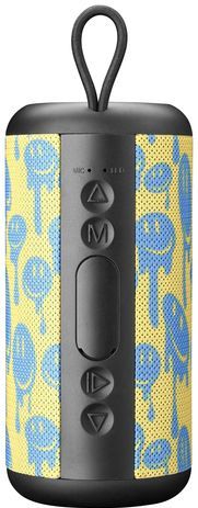 Music - Sound Verticale Luidspreker - Bluetooth - Geel Zwart Blauw - 5W